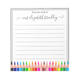 Nome Personalizado | Da Mesa Do Bloco De Notas