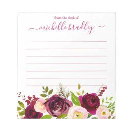 Nome Personalizado | Da Mesa Do Bloco De Notas