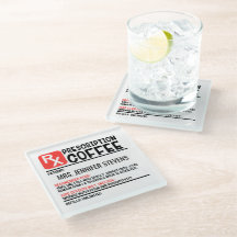 Nome Personalizado da Prescrição do Café Engraçado
