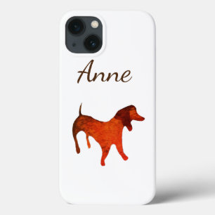 Nome personalizado Dachshund dama dog