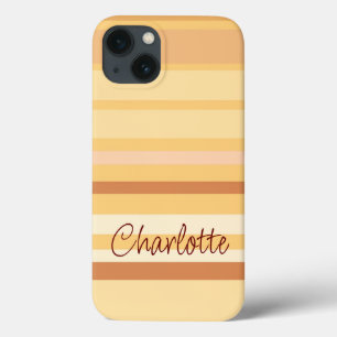 Nome personalizado das listras bege e castanhas