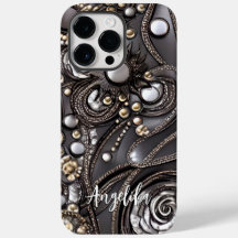 Nome Personalizado de Abstrato de Couro Moderno Fa