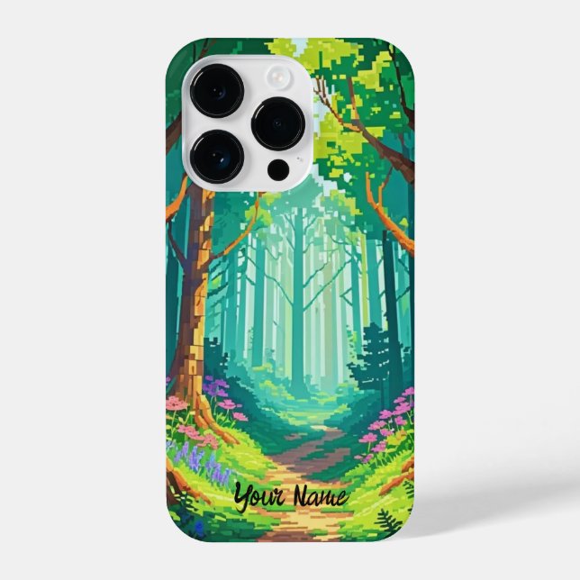 Nome Personalizado de Arte de Pixel da Floresta Má (Verso)
