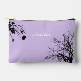 Nome personalizado de árvore simples roxo