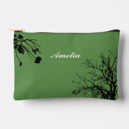 Nome personalizado de árvore simples verde