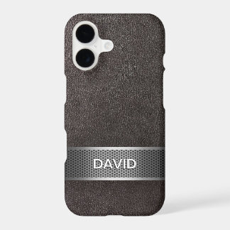 Nome Personalizado de Couro e Cinto de Aço Moderno