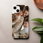 Nome Personalizado de Foto<br><div class="desc">Capas de iphone personalizadas fazem presentes de excelente para todas as ocasiões. Personalize com uma foto e qualquer nome ou texto de sua escolha. Esta capas de iphone personalizada fará um presente de excelente para aniversários, natal, dia de as mães, dia de os pais, graduações ou qualquer outra ocasião especial....</div>