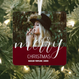 Nome Personalizado de Foto de Natal Feliz