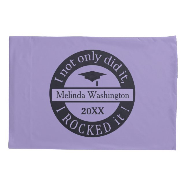 Nome personalizado de graduação e bolsas de ano (Verso)