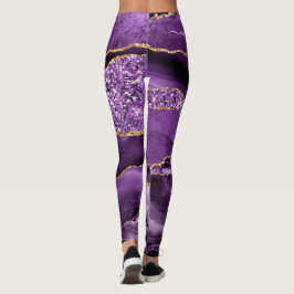 Nome Personalizado de Leggings Sparkly Douradas Ro