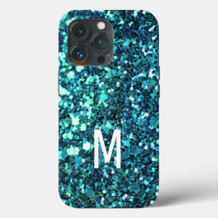 Nome personalizado de monograma de brilhante verde