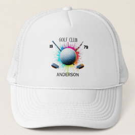 Nome Personalizado de Tacos de Golfe Clássico Boné