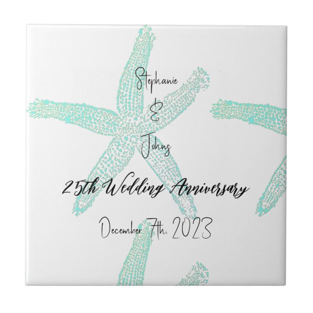 Nome Personalizado do 25 de Casamento de Aniversár (Frente)