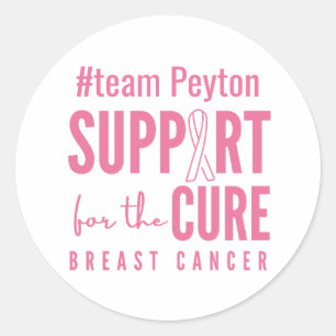 nome personalizado do cancer de peito Etiquetas