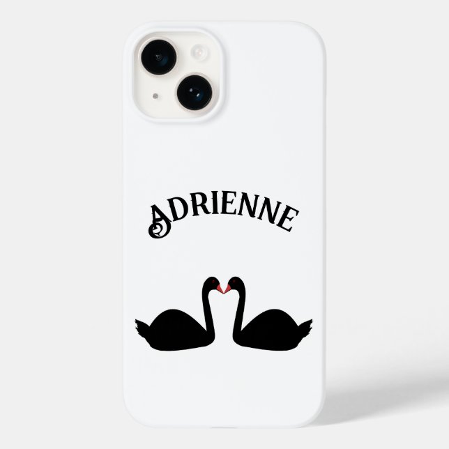 Nome Personalizado do Casamento Gótico Beijando Ci (Verso)