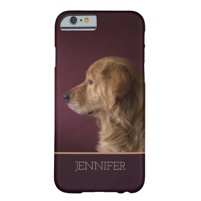 Nome Personalizado do ouro Retriever | Cão (Verso)