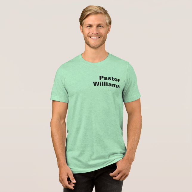 Nome Personalizado do Pastor (Frente Completa)