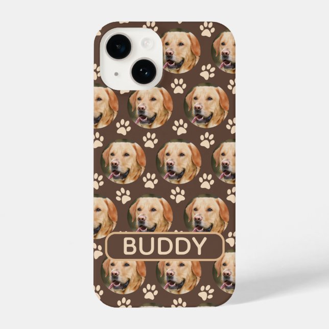 Nome Personalizado do Pet Photo Pattern (Verso)
