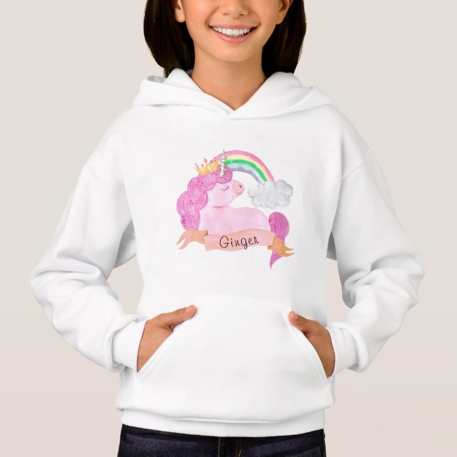 Nome Personalizado do 🌈 Rainbow Unicorn   (Frente)