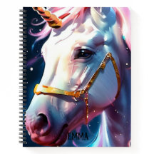 Nome Personalizado do Rainbow Unicorn Head
