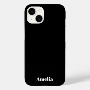 Nome Personalizado do Script Branco Preto Elegante