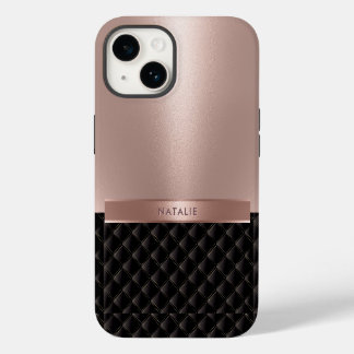 Nome personalizado Dourado do Rosa de luxo real