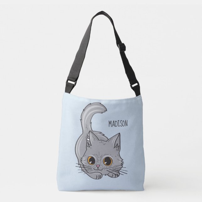 Nome personalizado e bolsas de cores do Kitten (Frente)