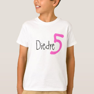 Nome Personalizado e Camisa de Aniversário da Idad