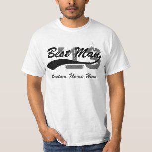 Nome Personalizado e Camisa do Melhor Homem