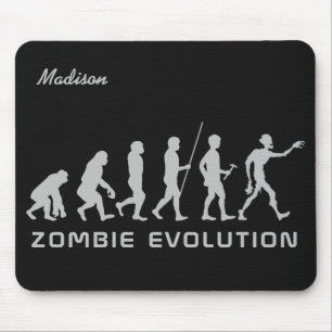 Nome personalizado e cor Zombie Evolution Mousepad