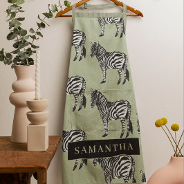 Nome Personalizado e Padrão Selvagem de Zebra Selv