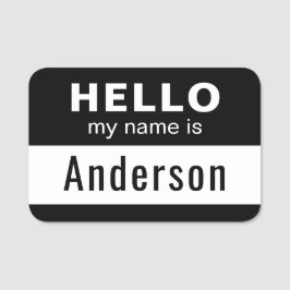 Nome personalizado e pode editar Nome de etiqueta