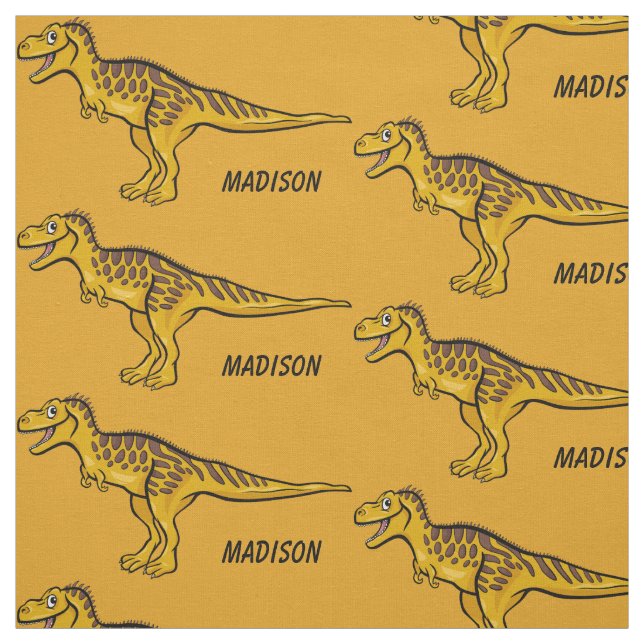 Nome personalizado e tecido de cor do Dinossauro E (Modelo)