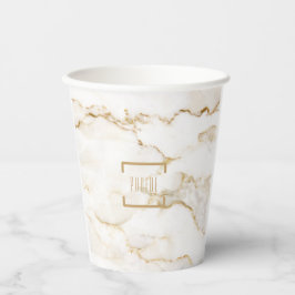 Nome Personalizado Efeito Dourado Mármore