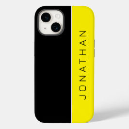 Nome personalizado em preto moderno simples | Amar