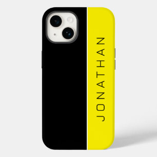 Nome personalizado em preto moderno simples   Amar