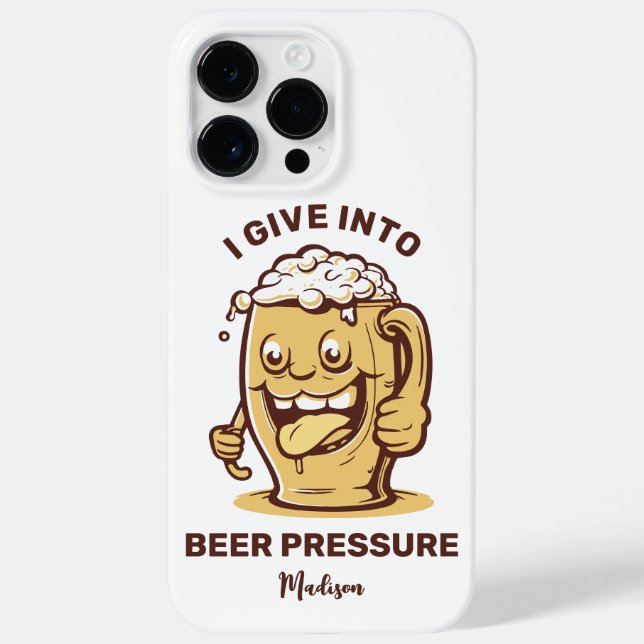 Nome Personalizado Engraçado e Cerveja de Texto (Verso)