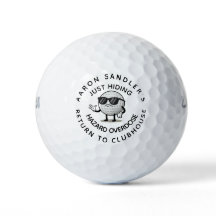 Nome Personalizado Engraçado Perdido Bolas Legal T