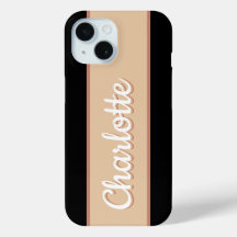 Nome Personalizado Faixa Retroativa bege Preto