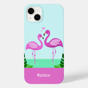 Nome personalizado Flamingo Love