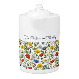 Nome Personalizado Floral Colorido Padrão