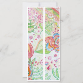 Nome Personalizado Flores Whimsical Dois Marcadore