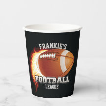 NOME Personalizado Futebol Americano Chama Esporte