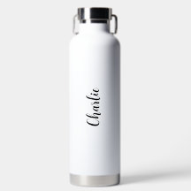 Nome Personalizado Garrafa de Água