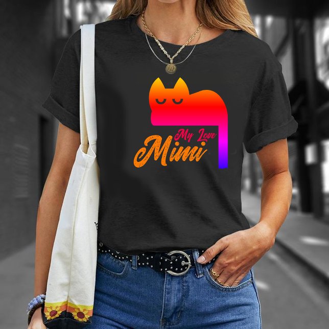 Nome Personalizado gato ,Gráfico de Arco-íris Fofo (Criador carregado)