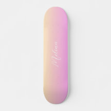 nome personalizado gradiente skateboard