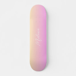 nome personalizado gradiente skateboard