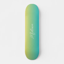 nome personalizado gradiente skateboard