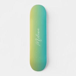 nome personalizado gradiente skateboard