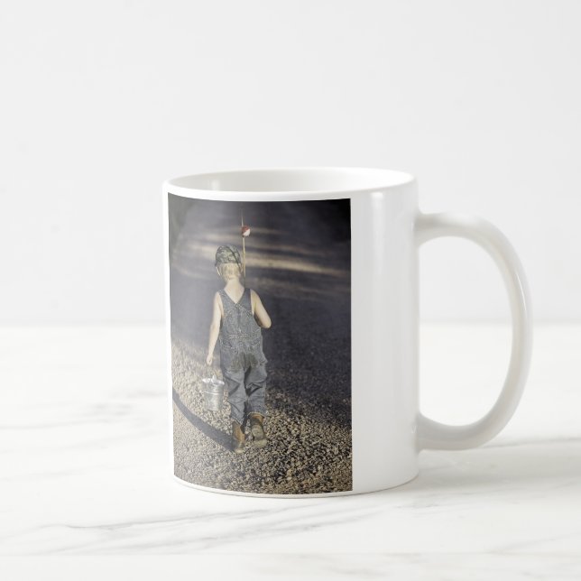 Nome personalizado ido pescar a caneca (Direita)